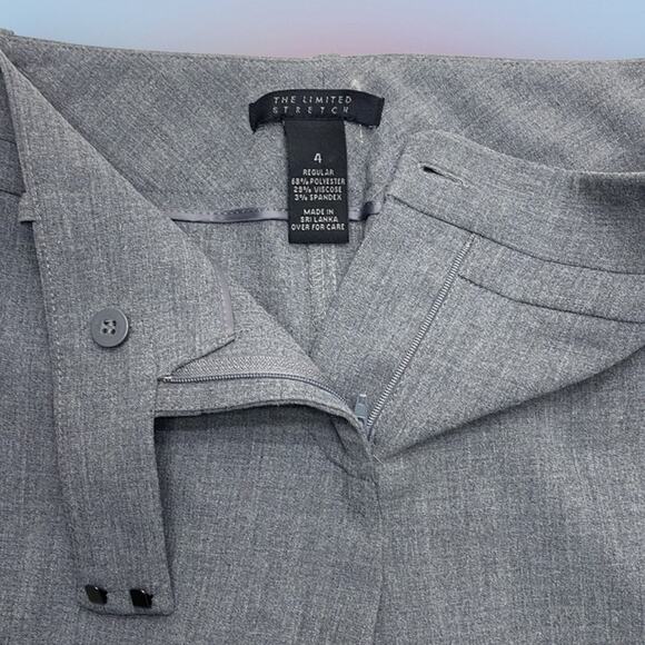 THE LIMITED Women’s 4 Gray Boot Leg Dress Pant - Picture 3 of 4
